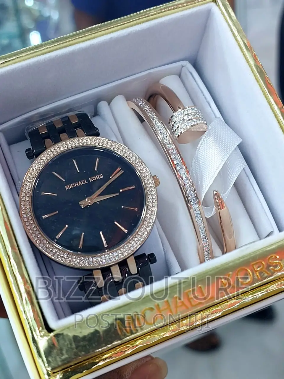 Original MICHAEL KORS Black Chain Watch Available in Store