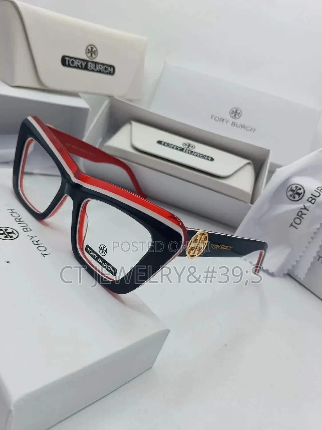 Original Tory Burch Transparent Lens For Female
