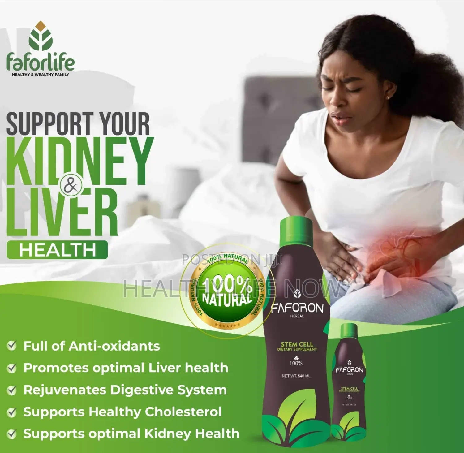Fight Kidney and Liver Diseases With Faforon Herbal Stemcell