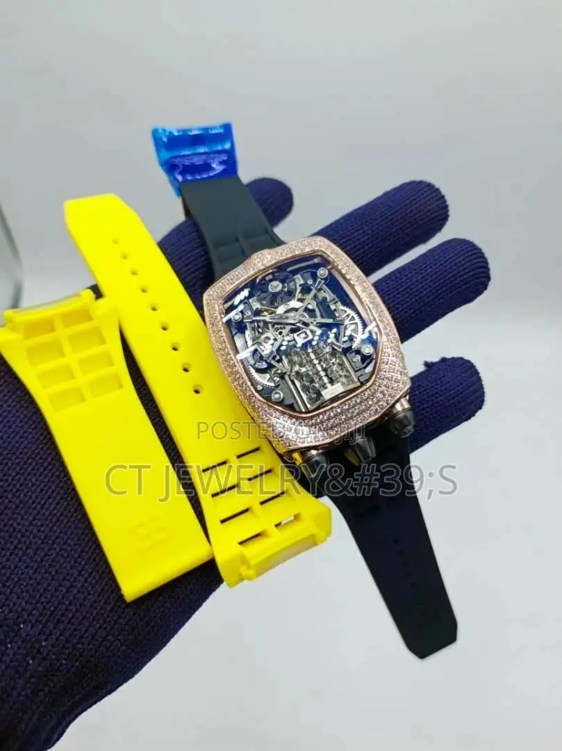 Original Jacob Co Iced Bezel Wristwatch for Men's