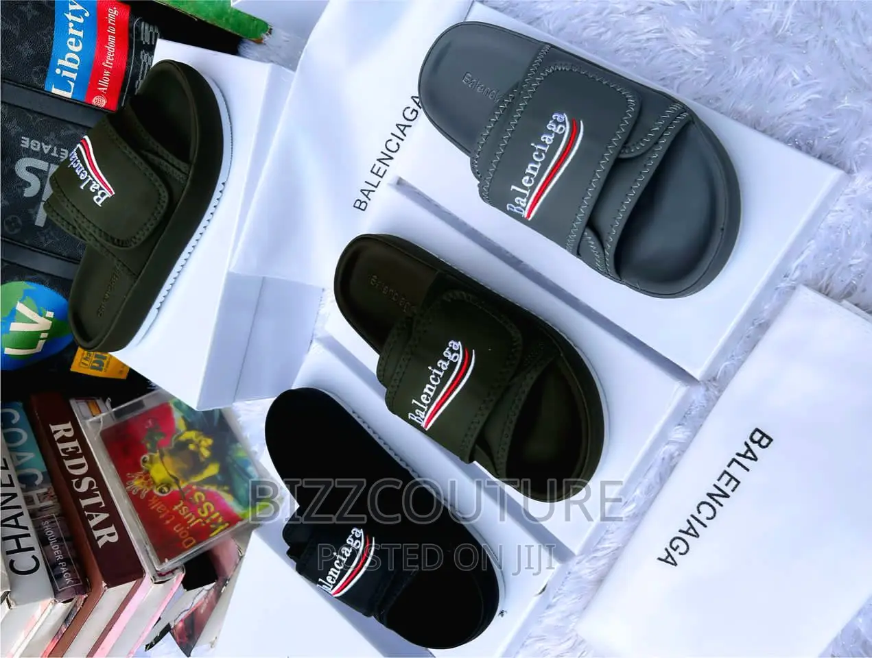 Original BALENCIAGA Slides Available in Store