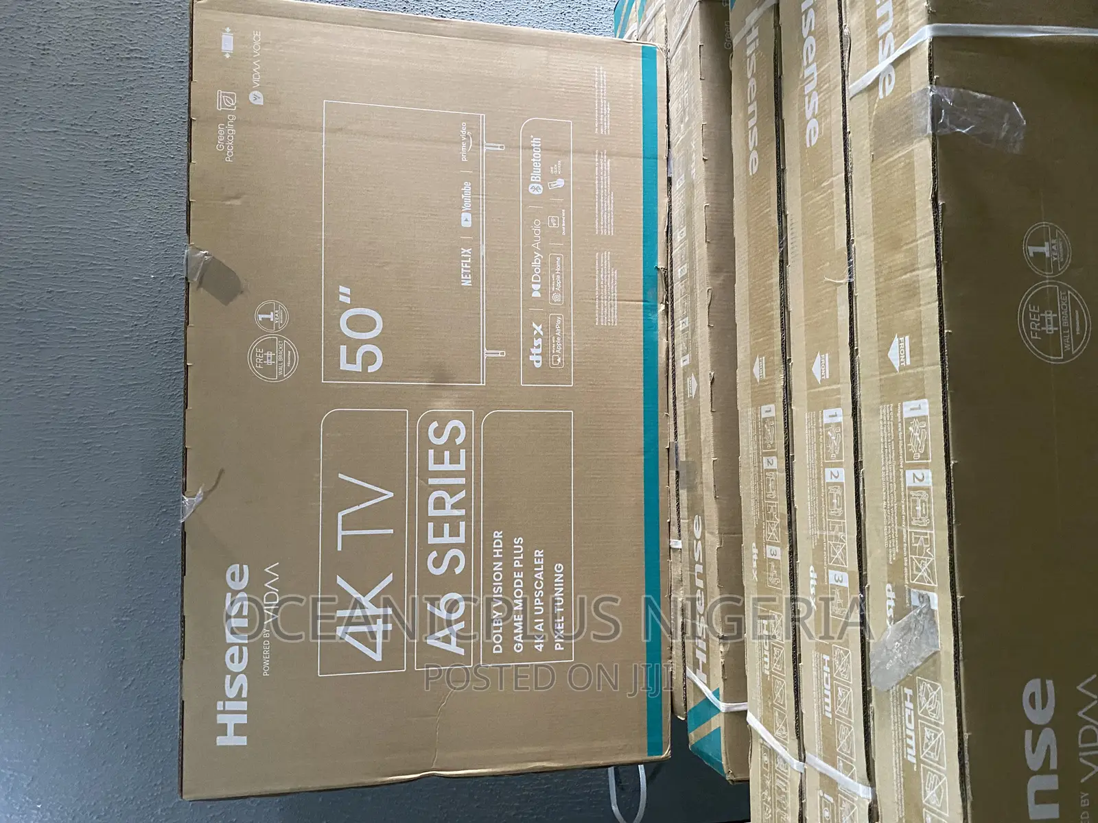 Hisense 50" TV A6 Series-50a6k With Wall Bracket
