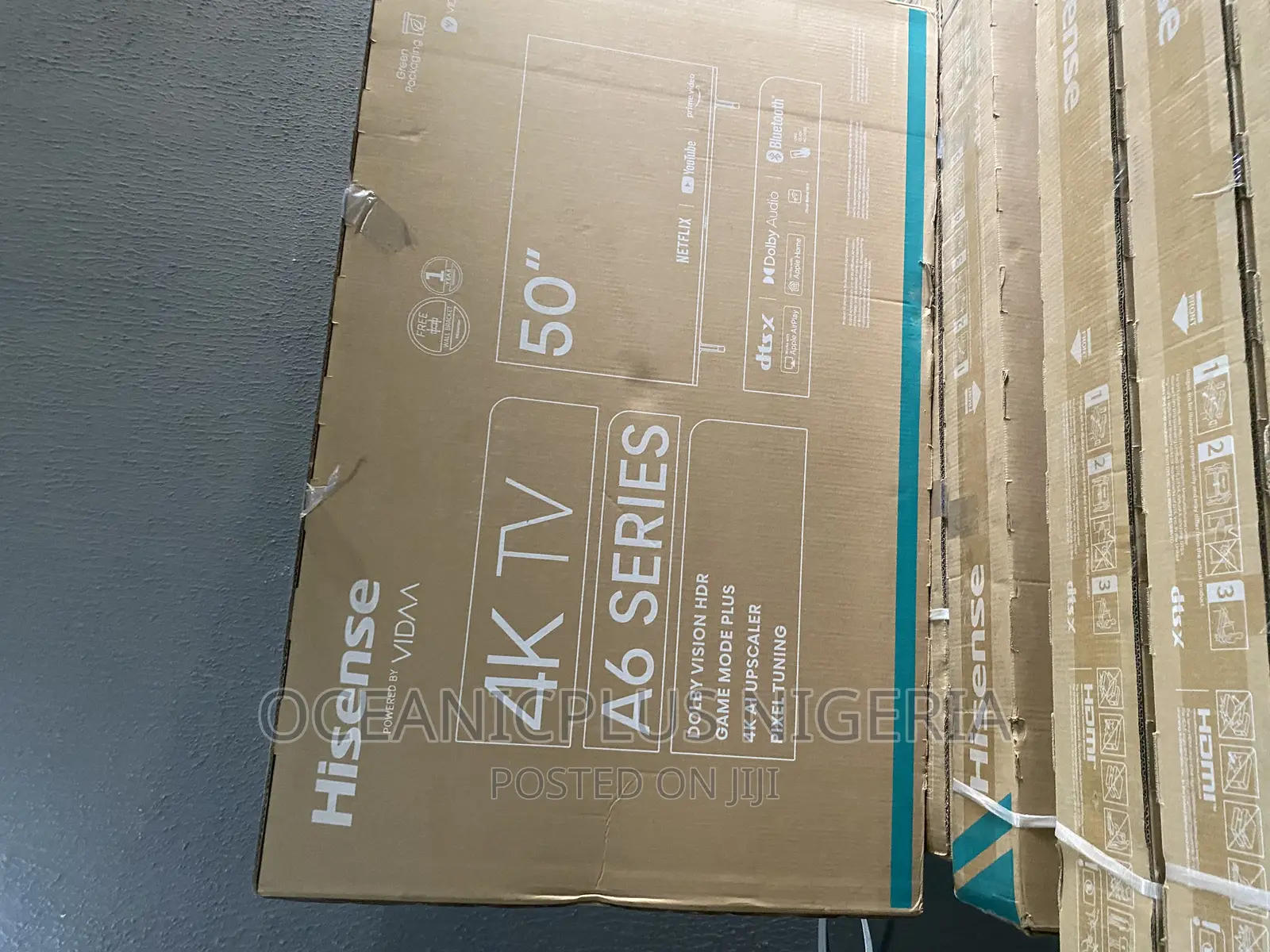 Durable Smart Hisense 50" TV A6 Series{50A6K}With USB