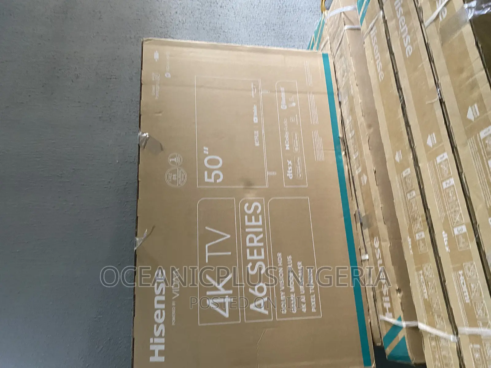 Durable Smart Hisense 50" TV A6 Series{50A6K}With USB
