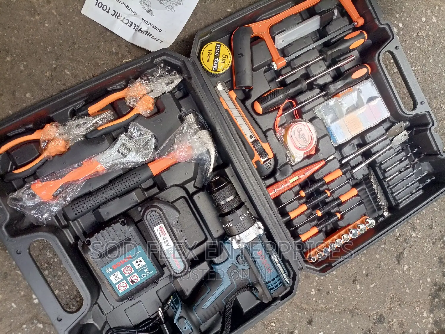 48v Bosch Screw Machine With Full Kit of Tools