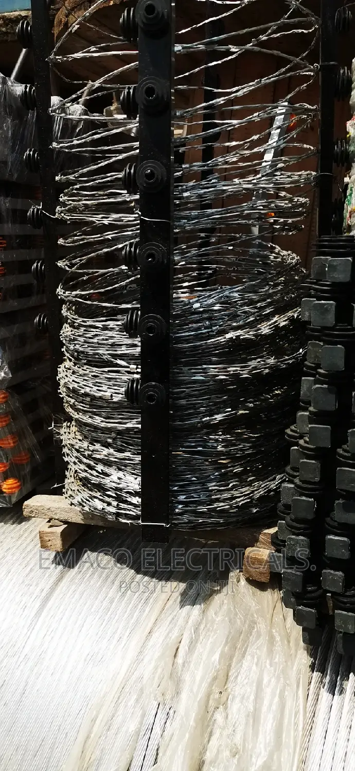 Electric Fence and Razor Barbed Wire