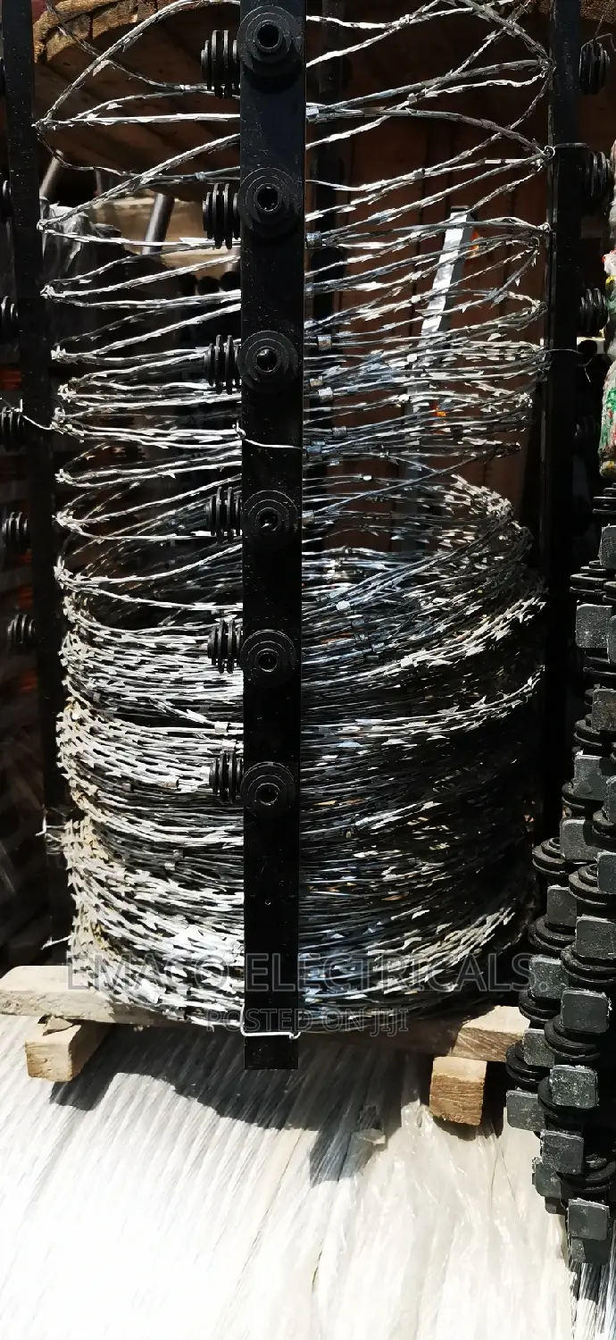 Electric Fence and Razor Barbed Wire