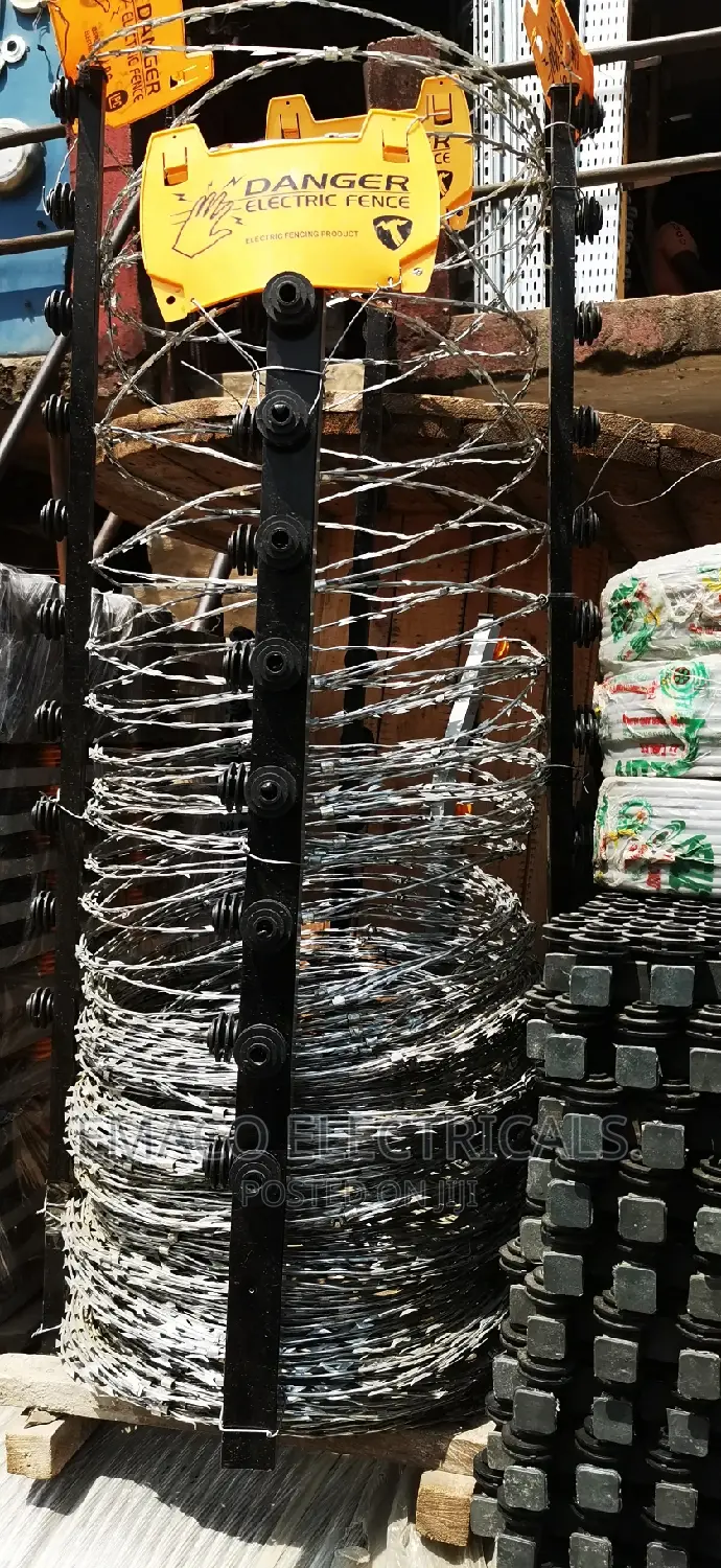 Electric Fence and Razor Barbed Wire