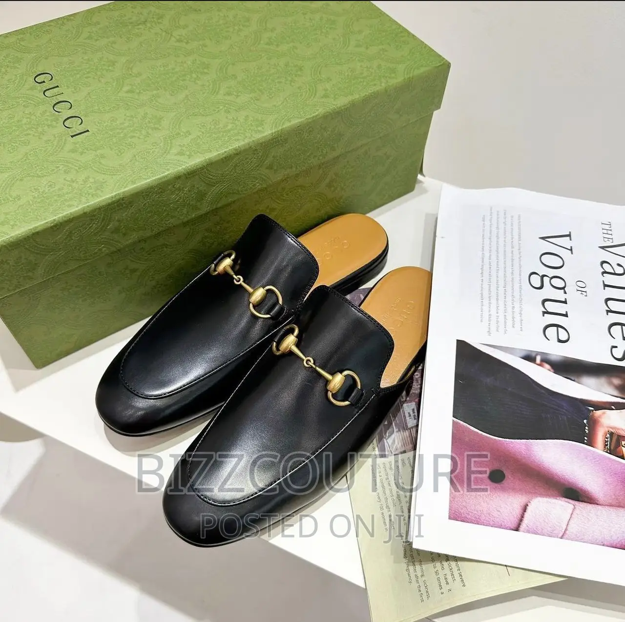 Original GUCCI Half Shoes Available in Store