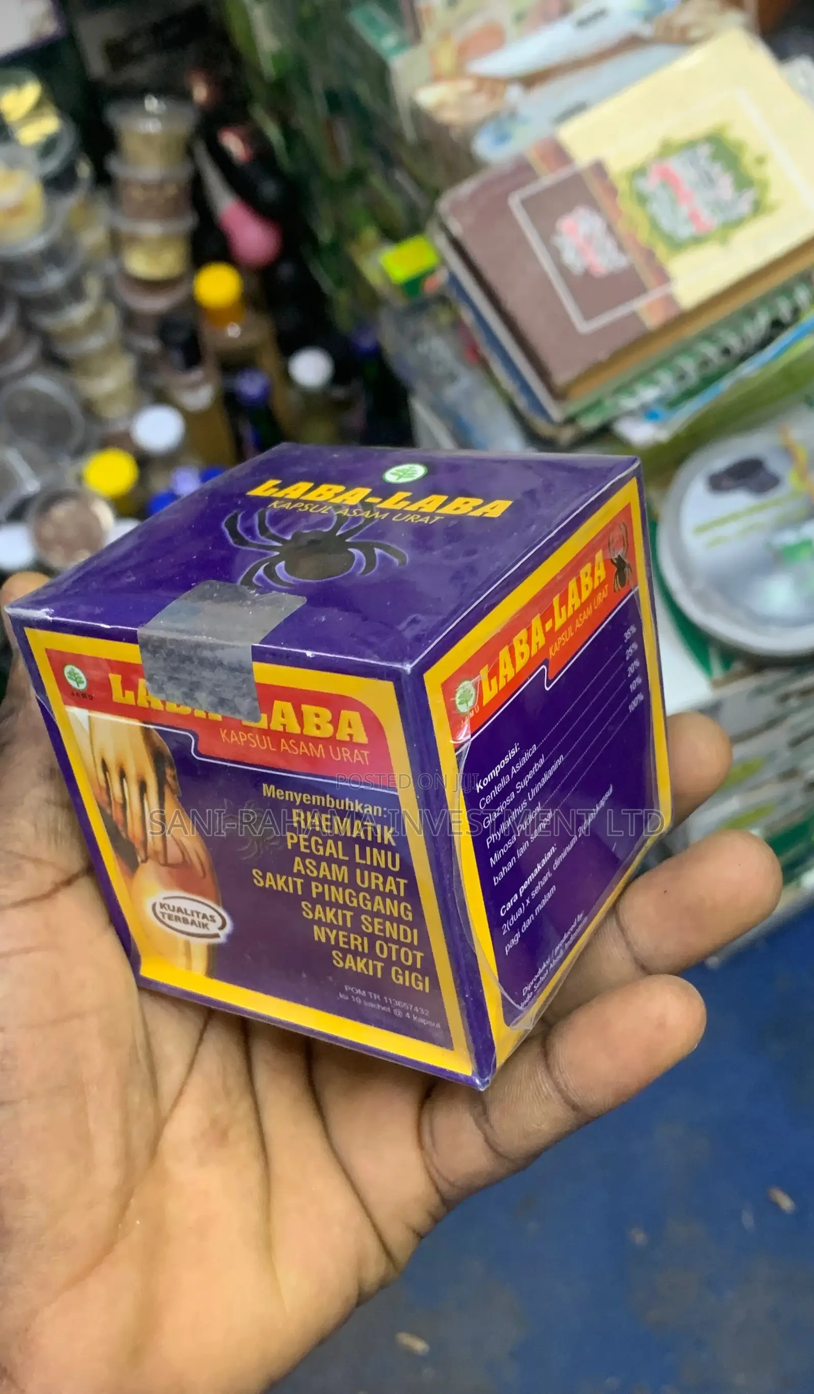 Laba-Laba for Uric Acid, Arthritis and Romatism.