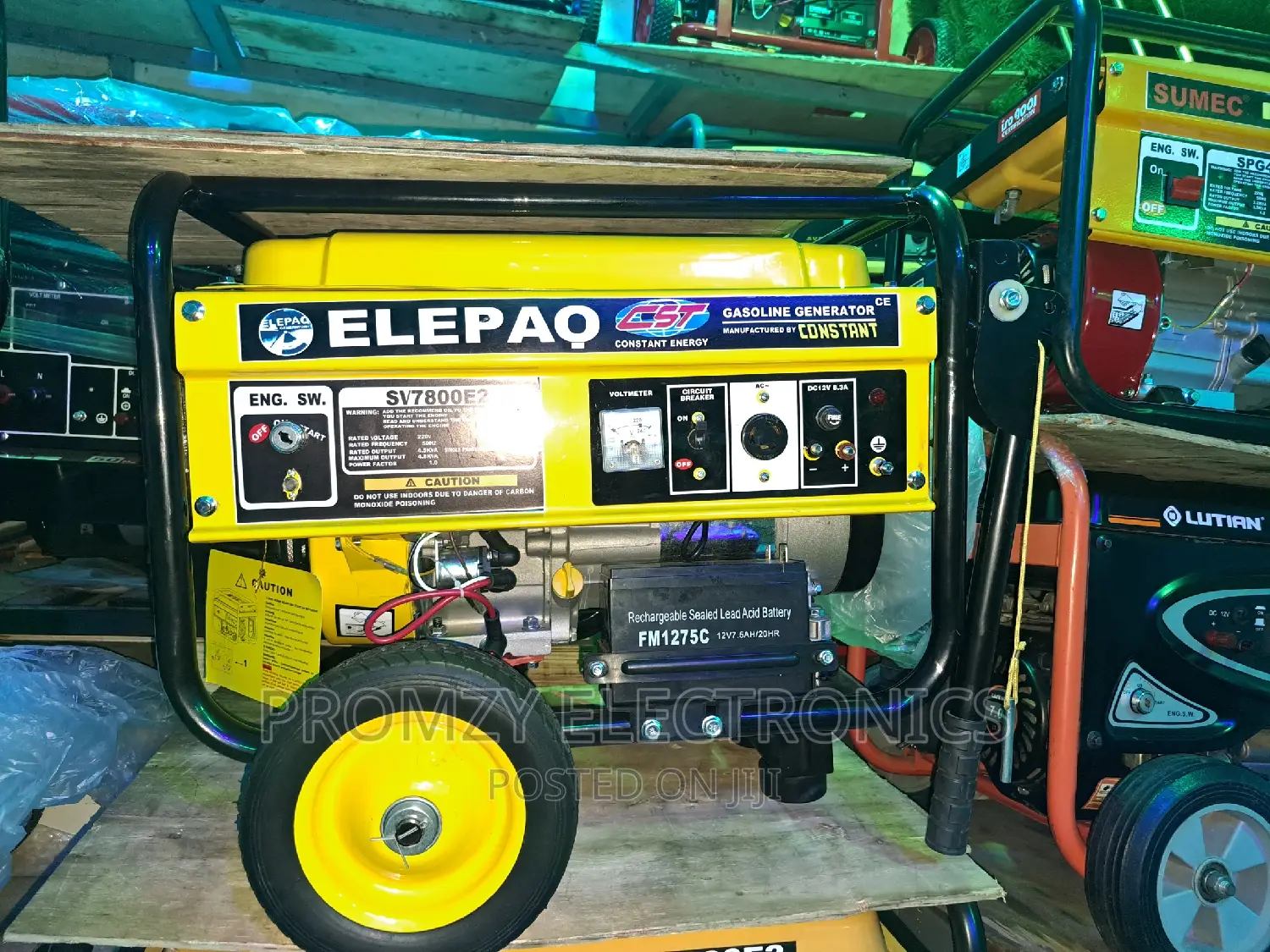 (4.5kva)Elepaq Constant Petrol Generator 100% Copper Coil