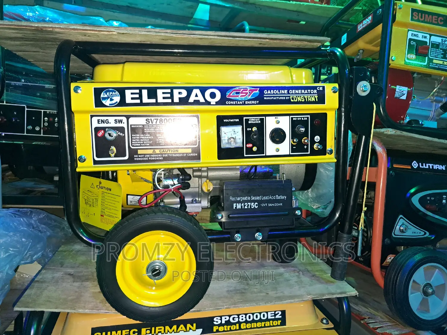 (4.5kva)Elepaq Constant Petrol Generator 100% Copper Coil