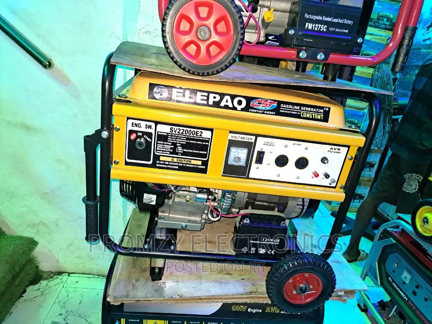 (10.5kva)Elepaq Constant Petrol Generator 100% Copper Coil