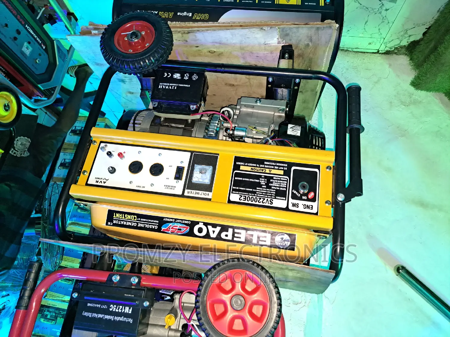(10.5kva)Elepaq Constant Petrol Generator 100% Copper Coil