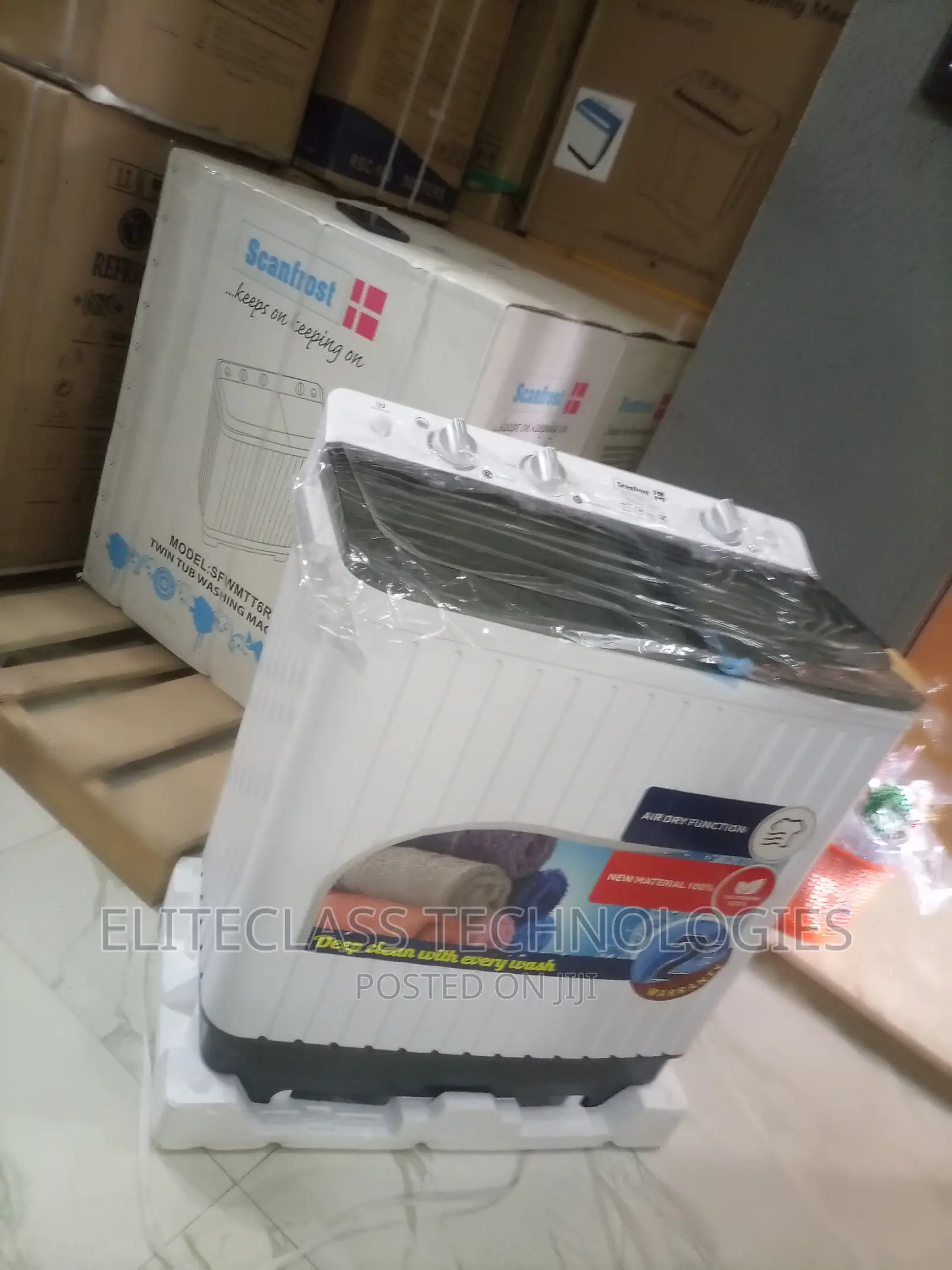 Standard 6KG Twin Tub Scanfrost Washing Machine(SFWMTT6RH)