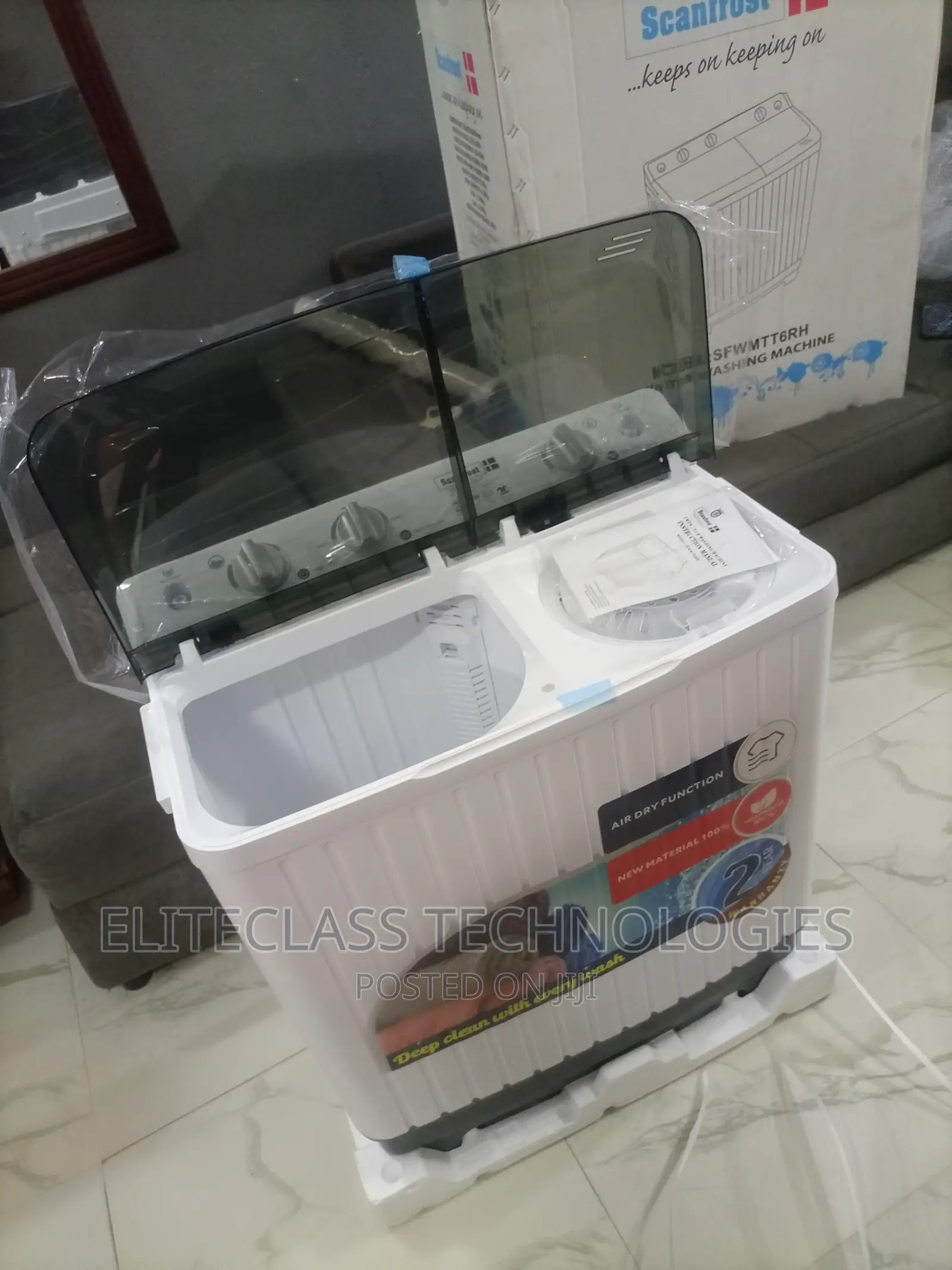 Standard Scanfrost- Twin Tub 6kg Washing Machine(SFWMTT6RH)