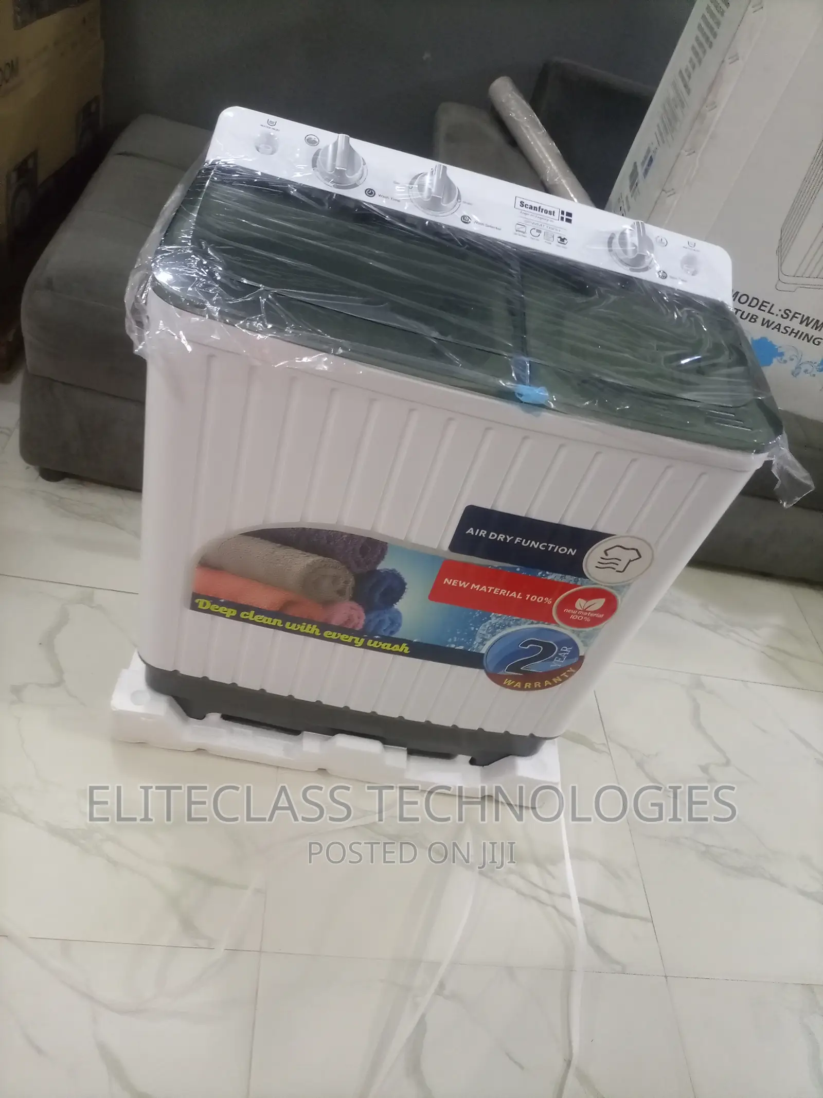 New 6KG Scanfrost Twin Tub Washing Machine(SFWMTT6RH)