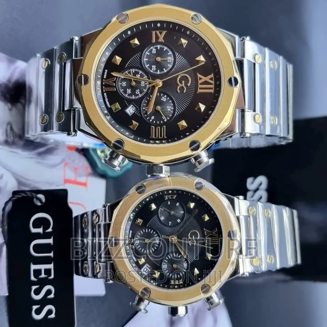 Original GUESS Couples Silver Watch Available in Store
