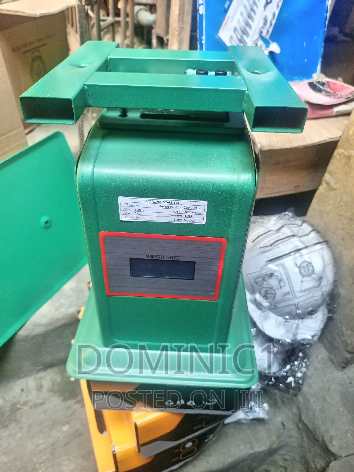 Electric Digital Heavy Duty Black Table Scale