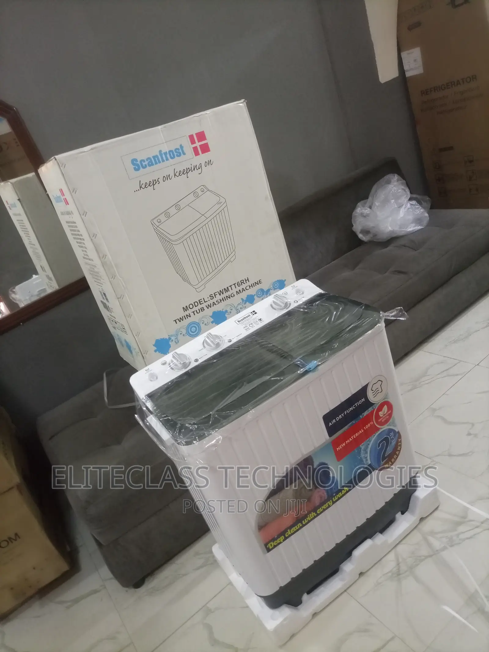 Easy to Use Scanfrost 6kg Washing Machine-Sfwmtt6rh