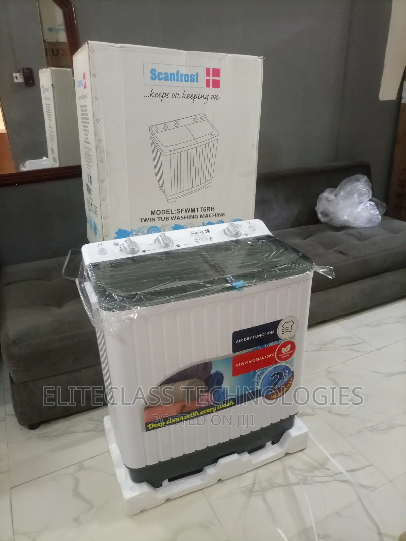Effective Scanfrost Twin Tub 6kg Washing Machine-Sfwmtt6rh