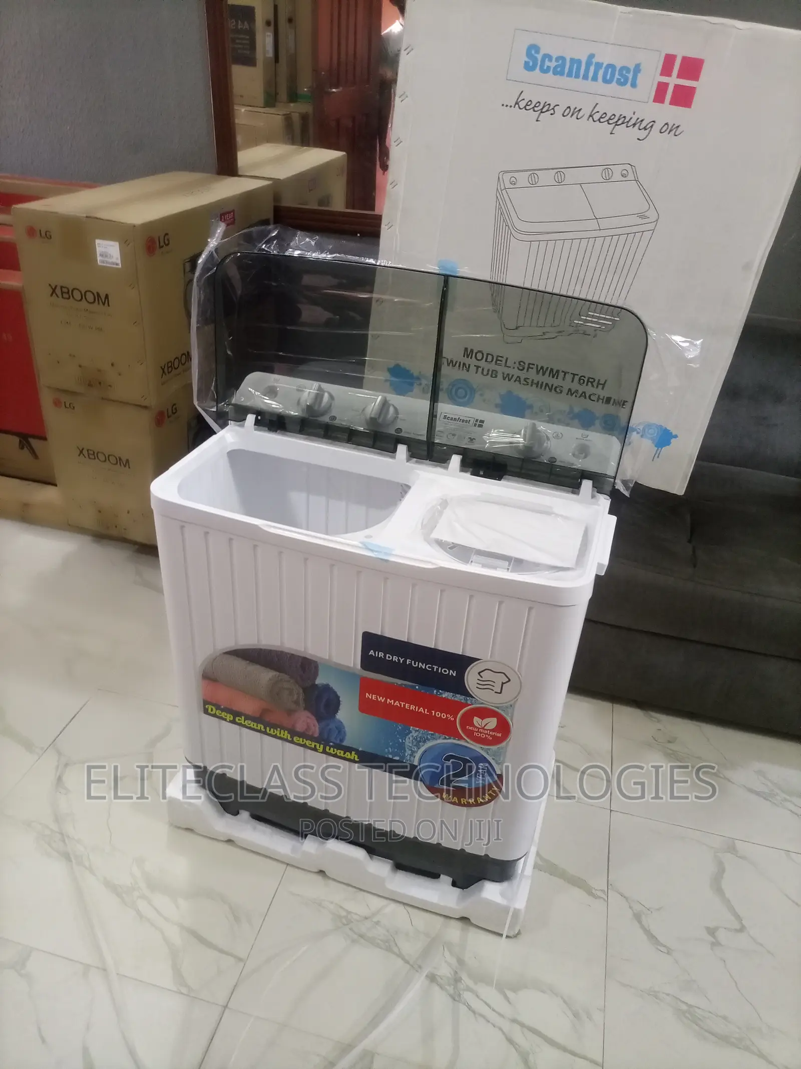 Standard 6kg Washing Machine Scanfrost (SFWMTT6RH) Twin Tub