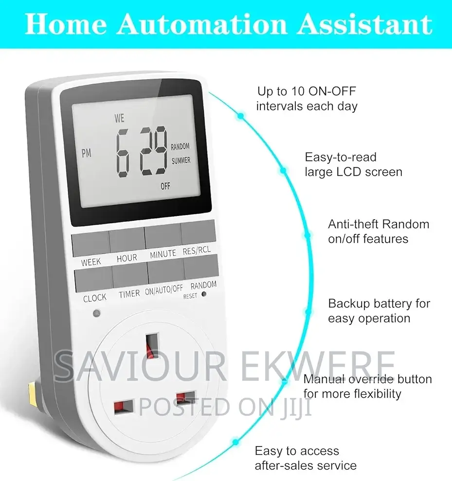 Smart Home 12/24 Hours - Weekly Timer