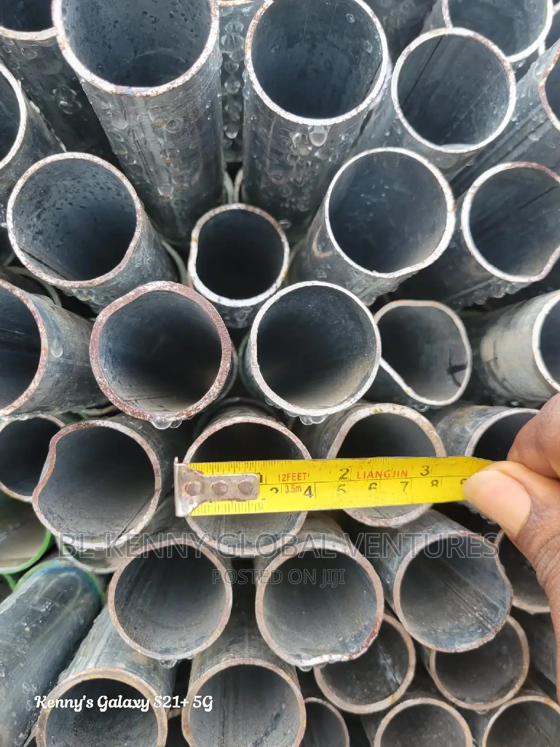 1 and 1⁄2 X 1.5mm Impoted Galvanize Pipes