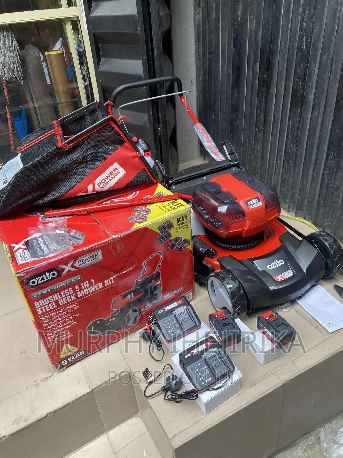 Powerful Ozito Cordless Lawn Mower
