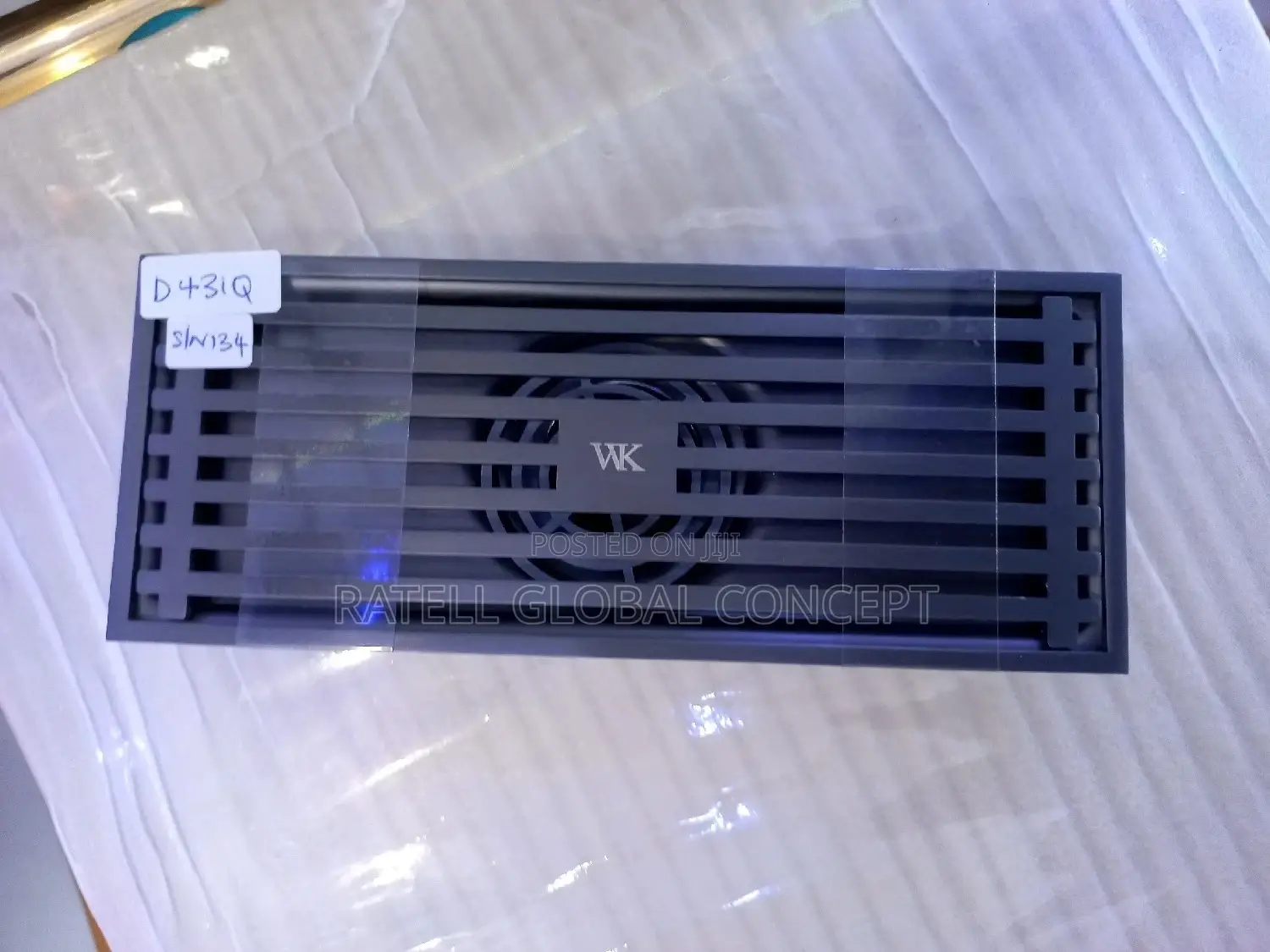 20cm Black Iron Floor Drain
