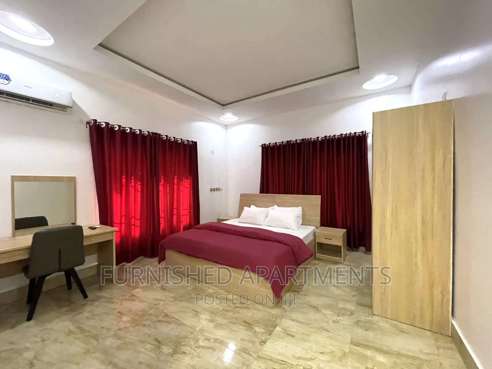 New 1bedroom Flat +Wifi + 24hrs Light With Ac