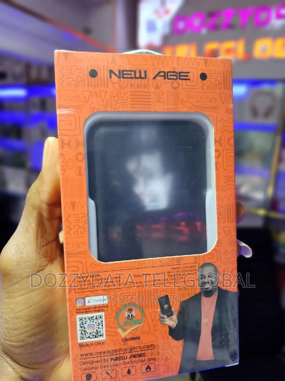 Newage J159-20ks 22500mah Powerbank 22.5 W/Pd Power Delivery