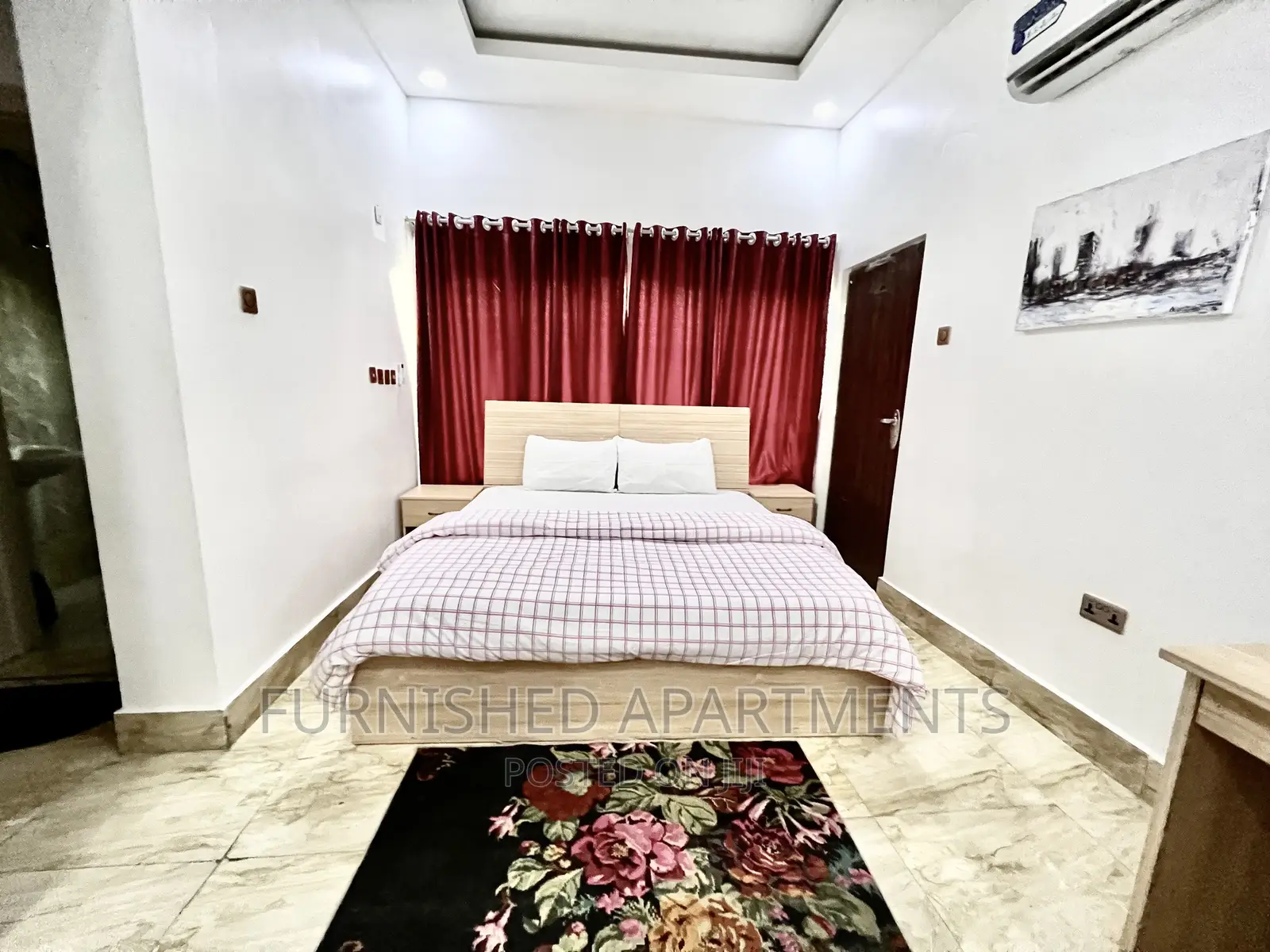 Furnished 2bedroom Flat Wifi 24hrs Lit - 1st Floor
