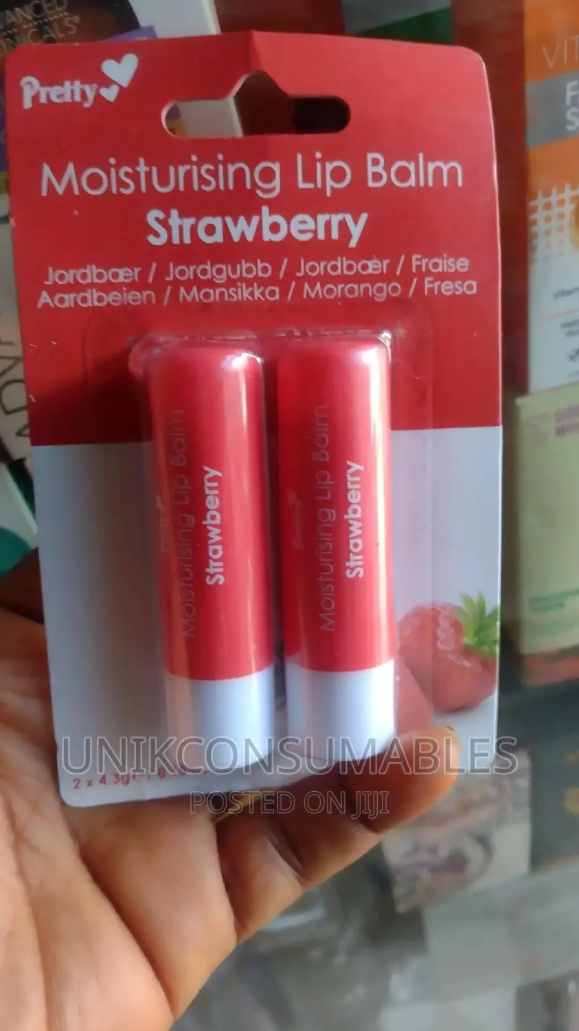 Pretty Twin Pack Flavoured Moisturising Lip Balm