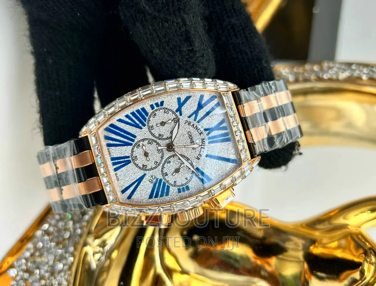 Original FRANCK Muller Gold Chain Watch Available in Store