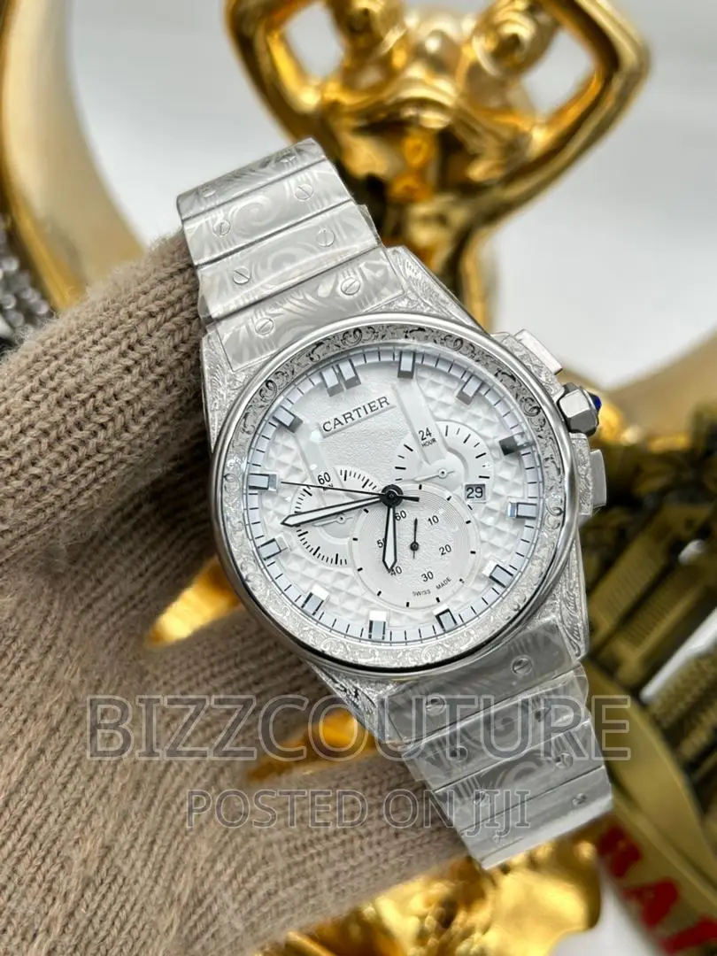 Original CARTIER Silver Steel Chain Watch Available in Store