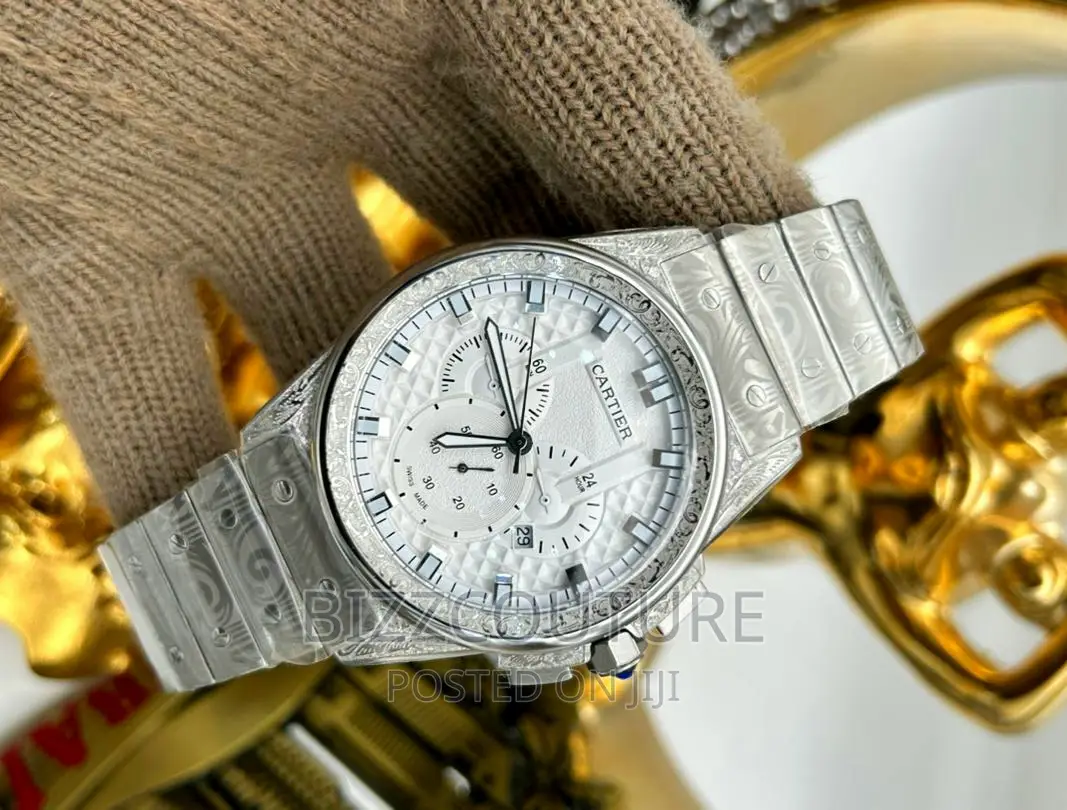 Original CARTIER Silver Steel Chain Watch Available in Store