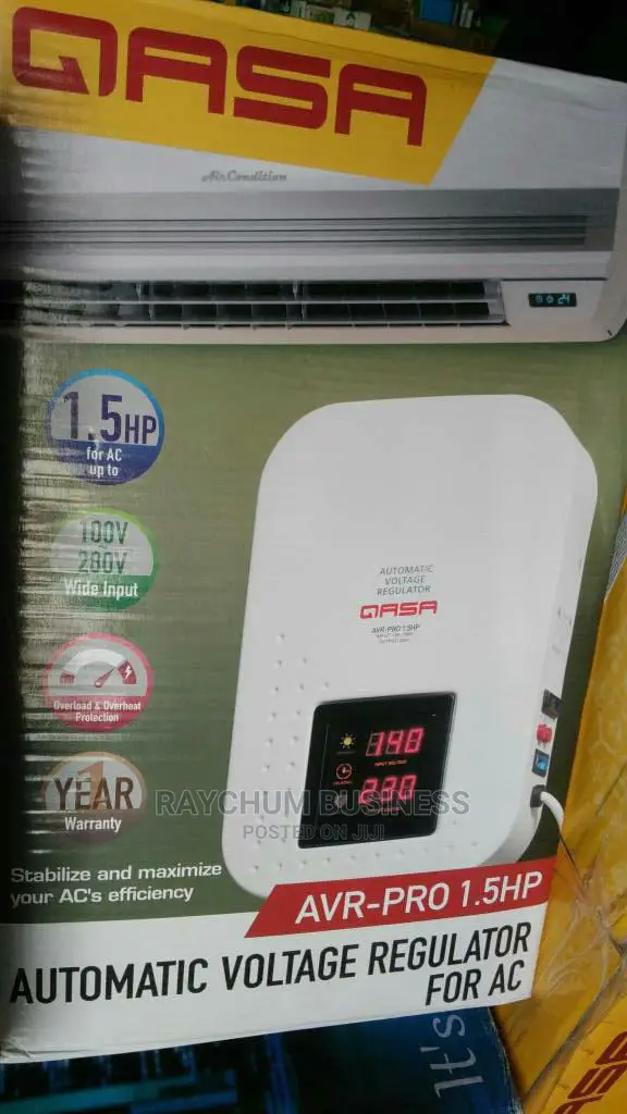 Qasa Wall Stabilizer Suitable For 1.5hp And 1hp AC
