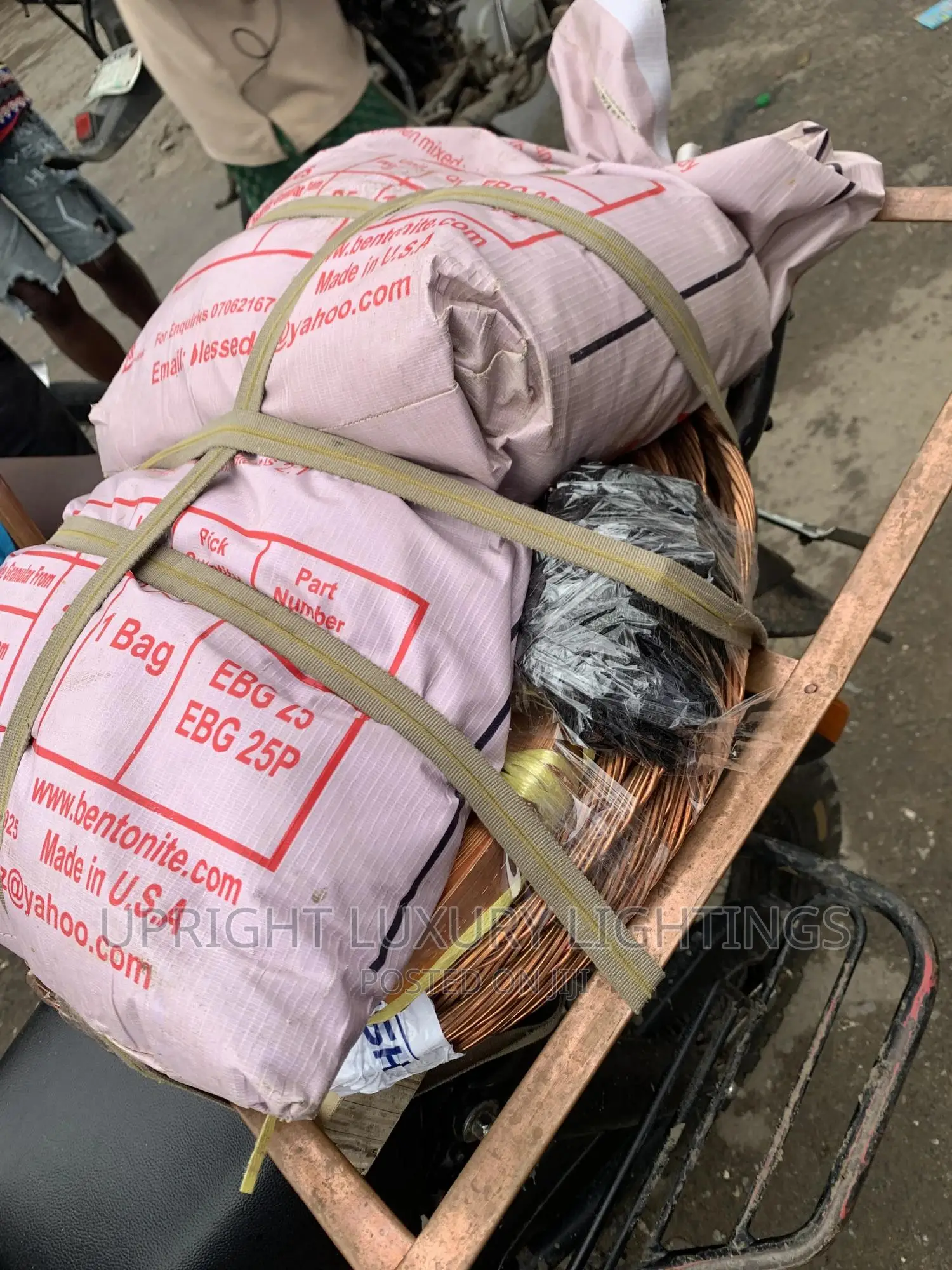 Bentonite, Mat, Copper Tape, Bar Copper and 6ft Earth Rod
