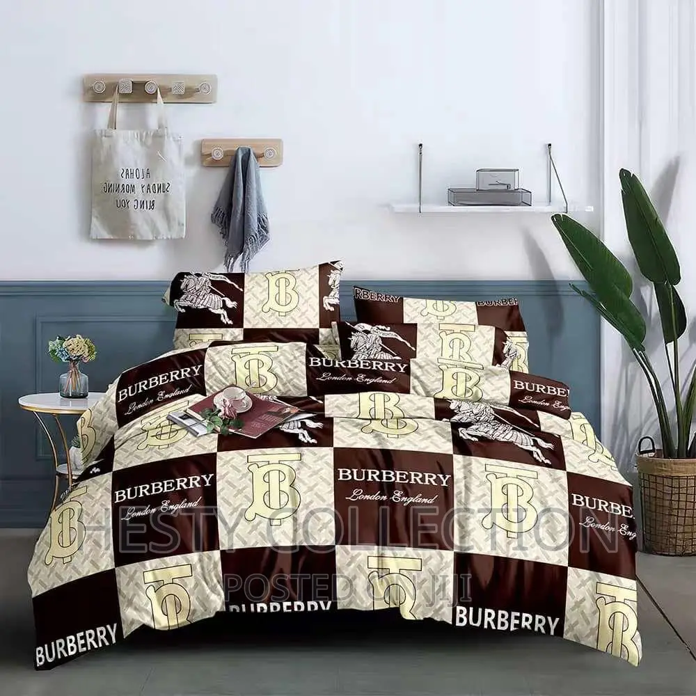 4/6 6/6 King Size Bed Quality Cotton Duvet Bedsheet Pillow Case