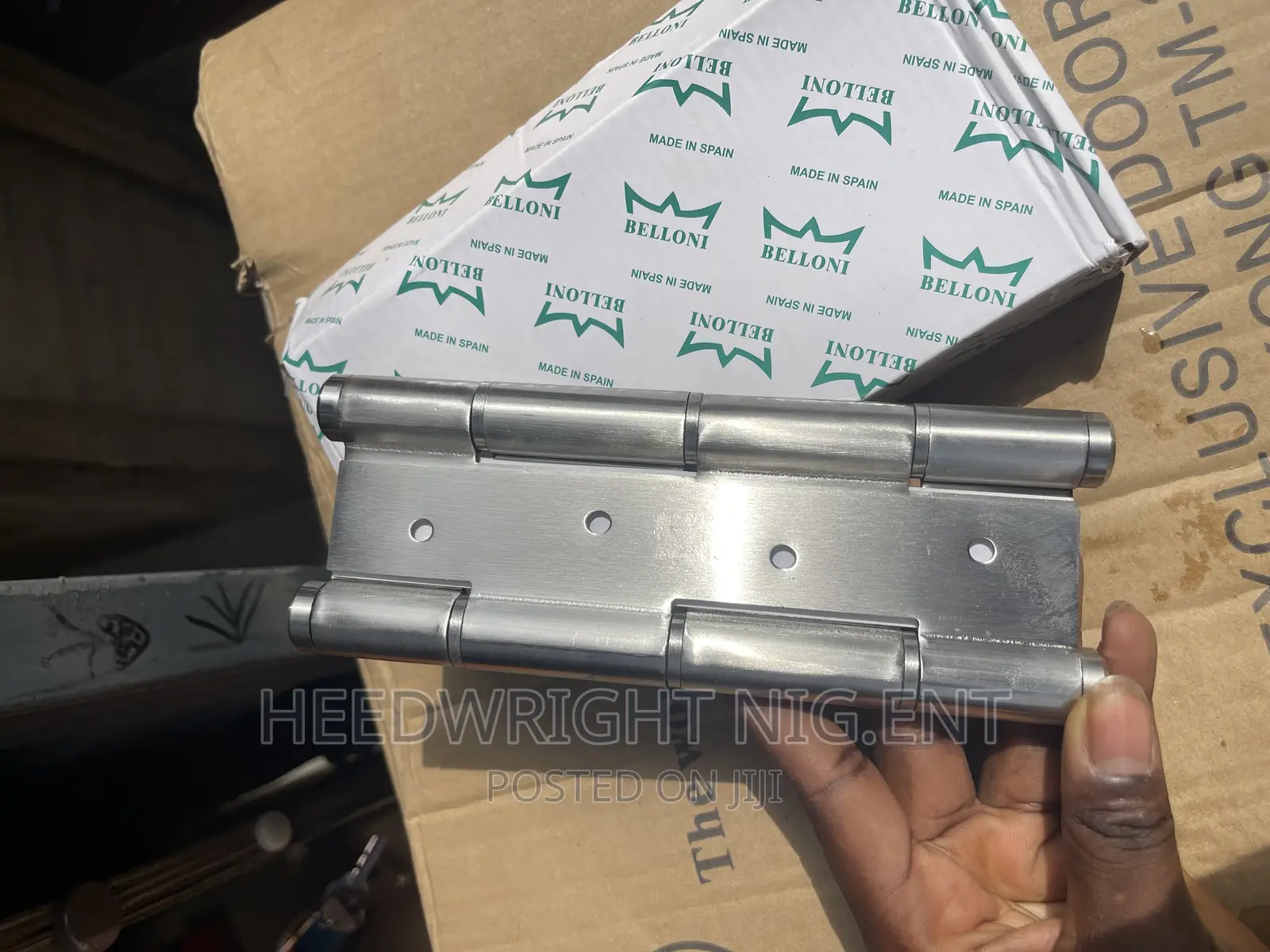 Belloni “7” in Out Swing Security Door Hinges