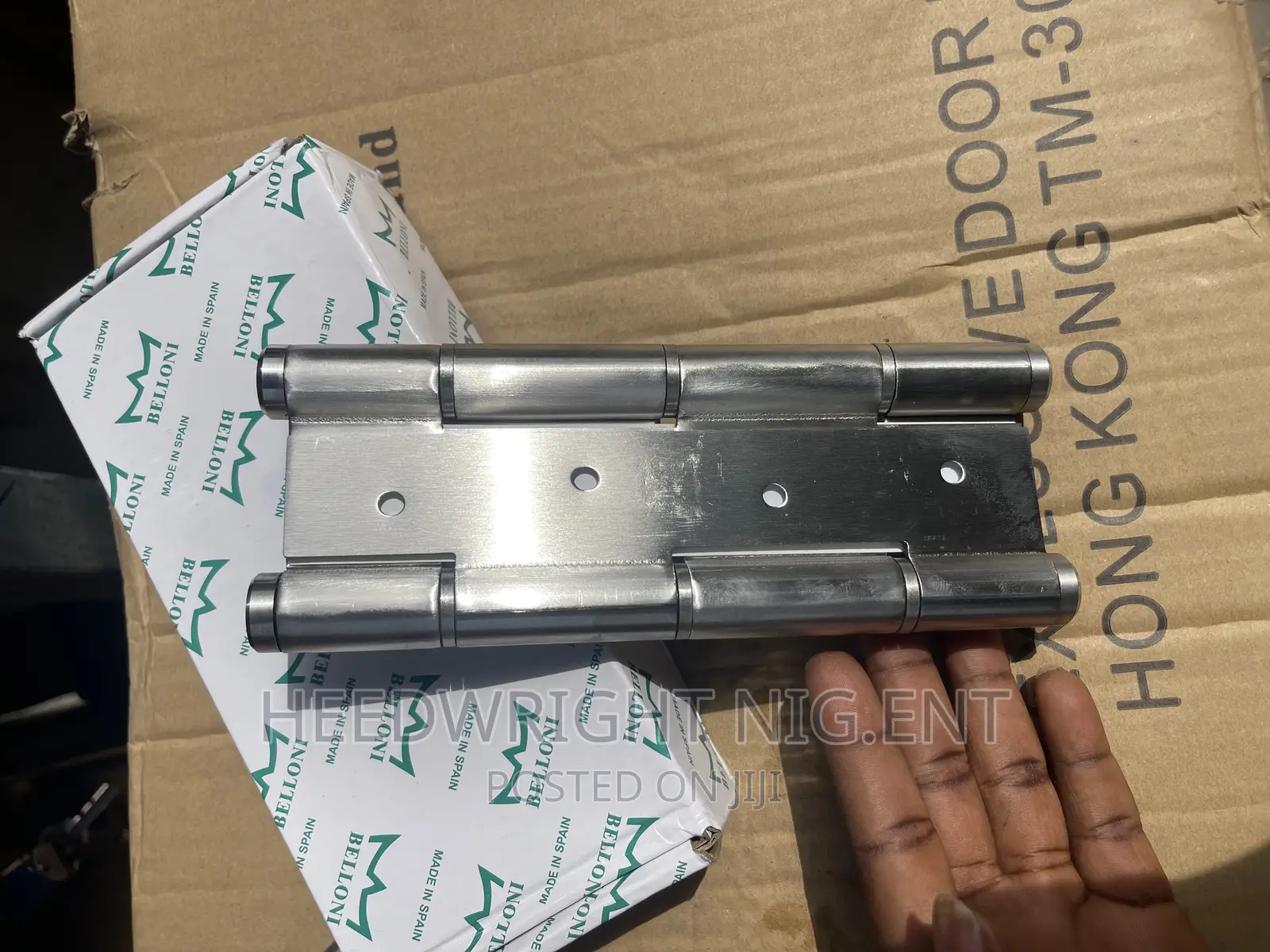 Belloni “7” in Out Swing Security Door Hinges