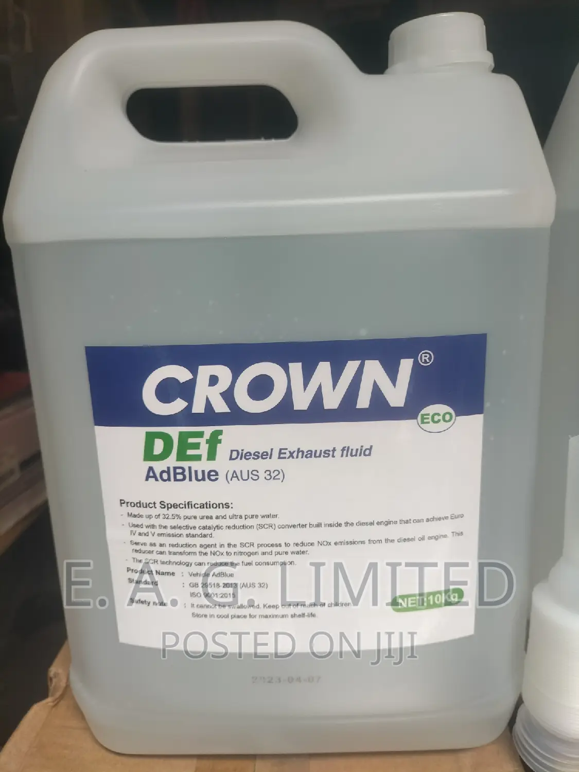 Diesel Exhaust Fluid (Def; Aus 32, Adblue) Original