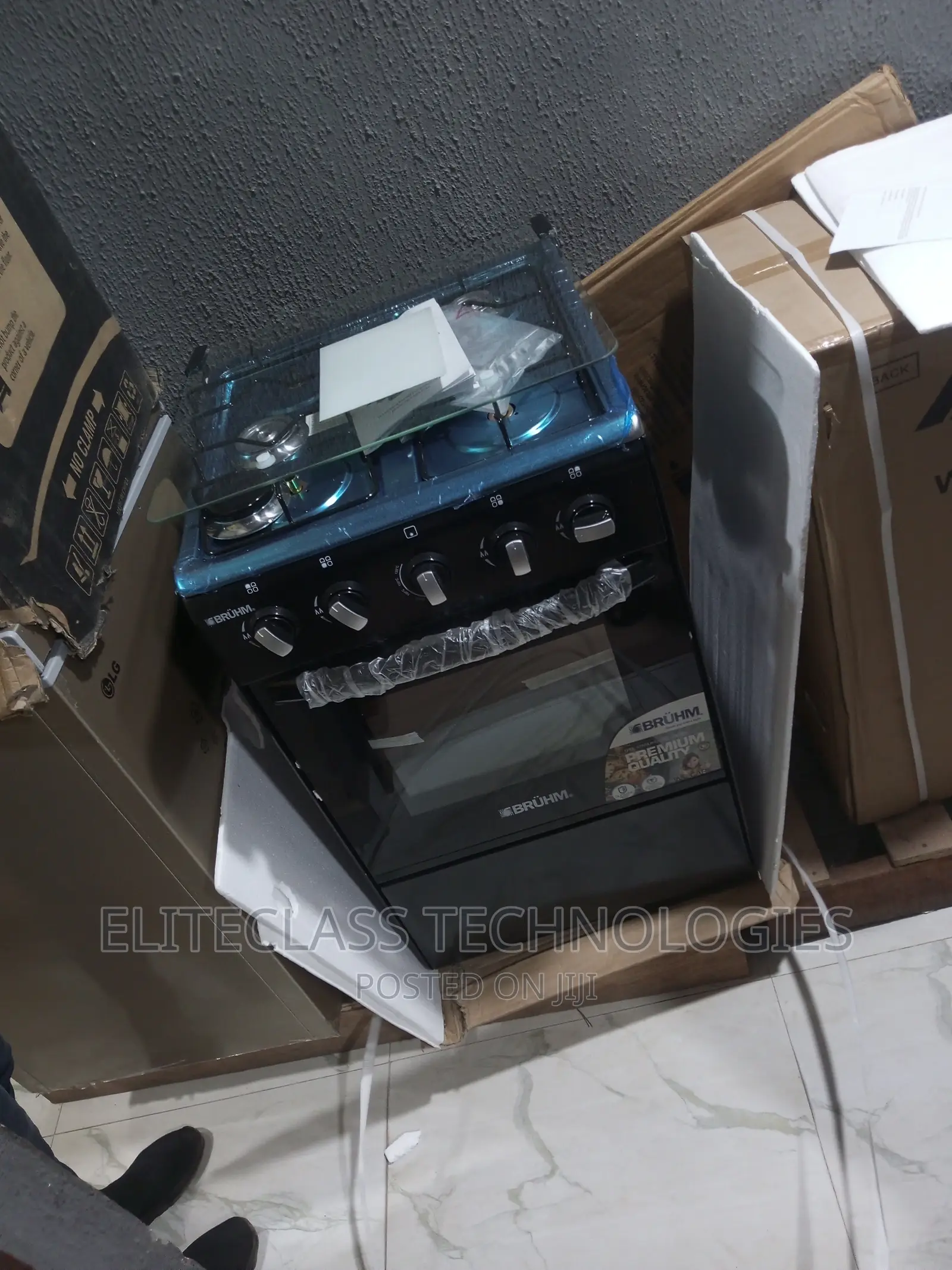 New-in Bruhm Gas Cooker (Bgc-55401b)