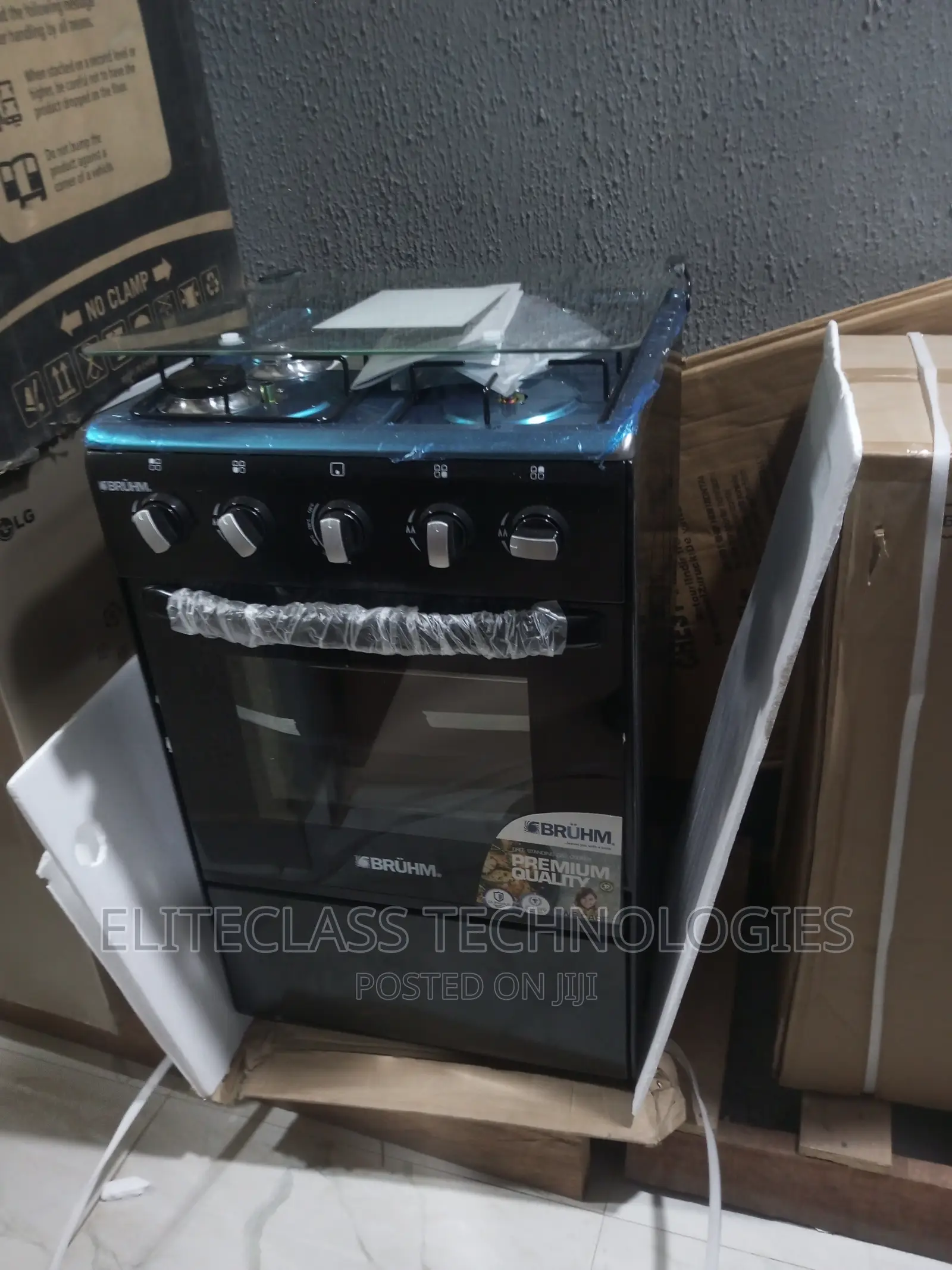 50 X 50 New-in Bruhm Gas Cooker BGC-55401b