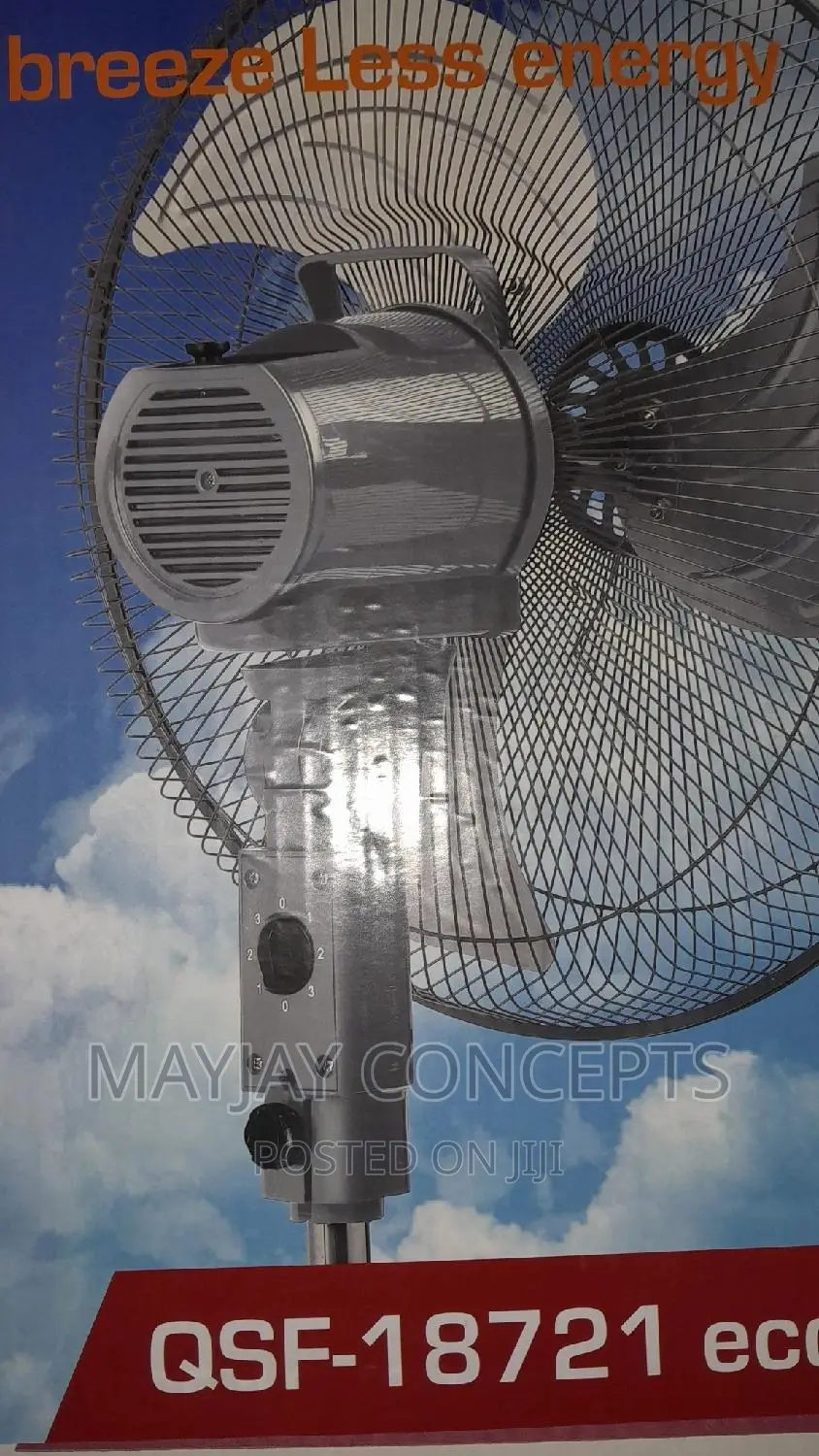 18" QASA Standing Fan-QSF-18721eco