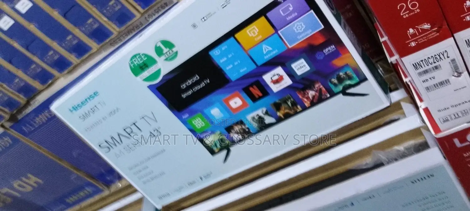 Hisense 43inches With Building Showcasing Apps