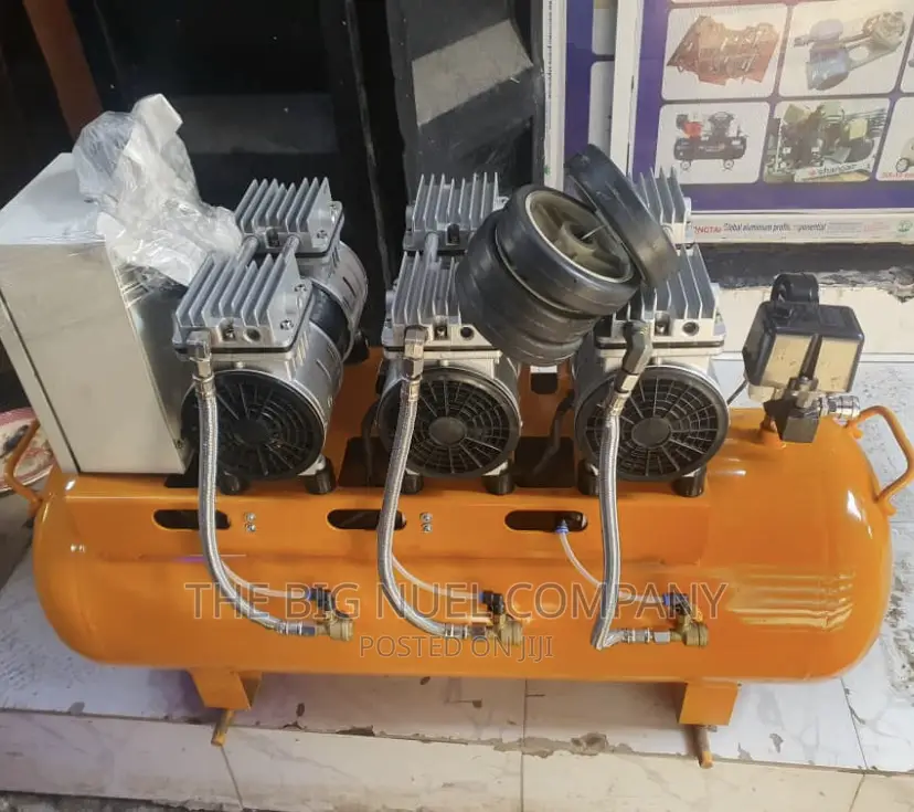 Three Head Oil Free Air Compressor Machine 100L