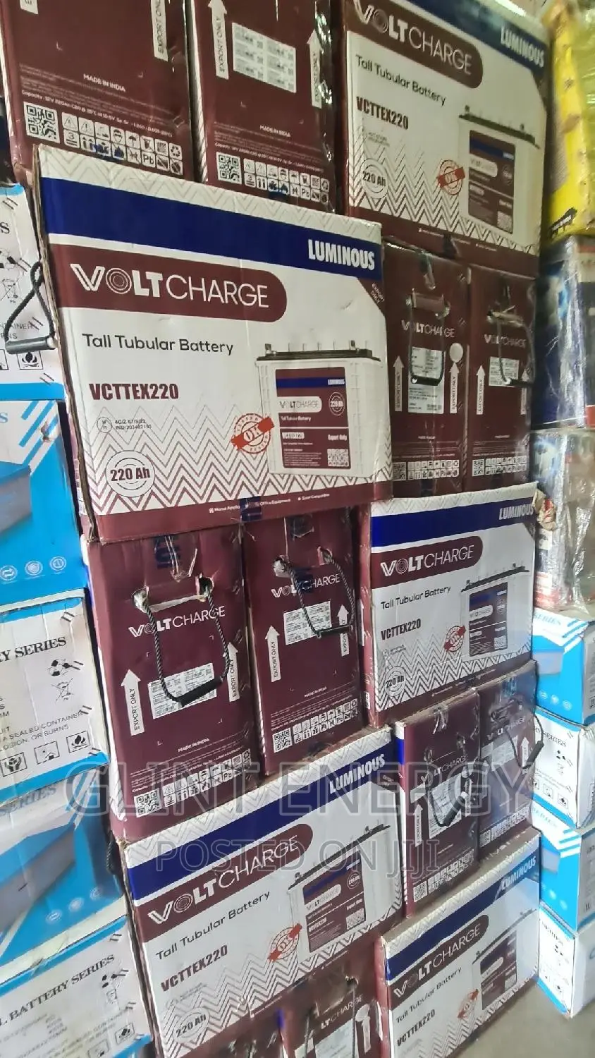 220ah 12v Luminous Volt Charge Tubular Battery