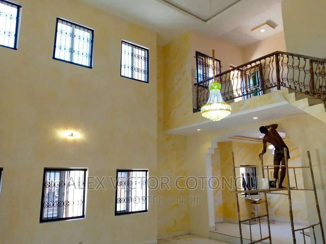 Pop Installation, Wall Screeding And Inside Decorations